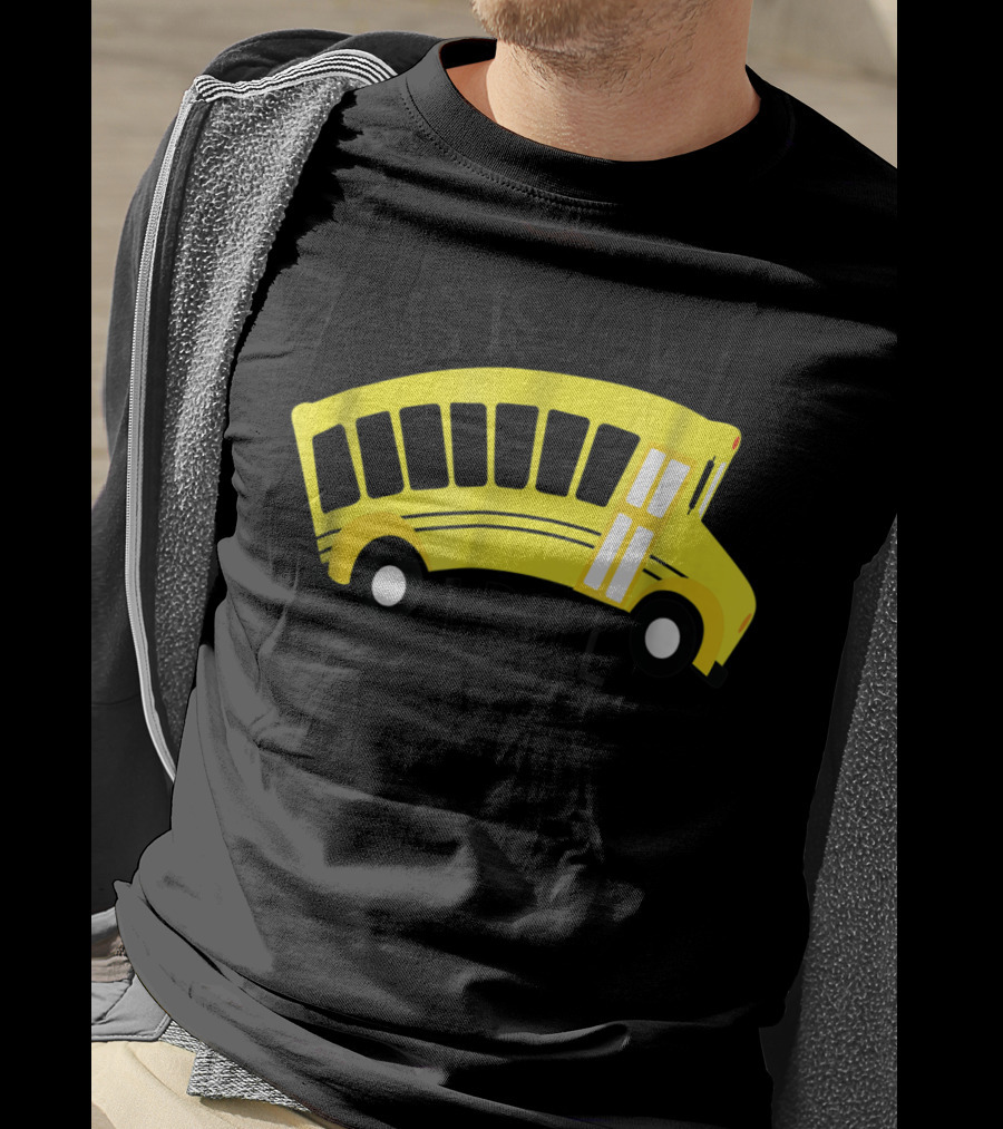 This Is How I Roll School Bus Driver Teacher Mom51 Iconic Yellow Bus T-Shirt