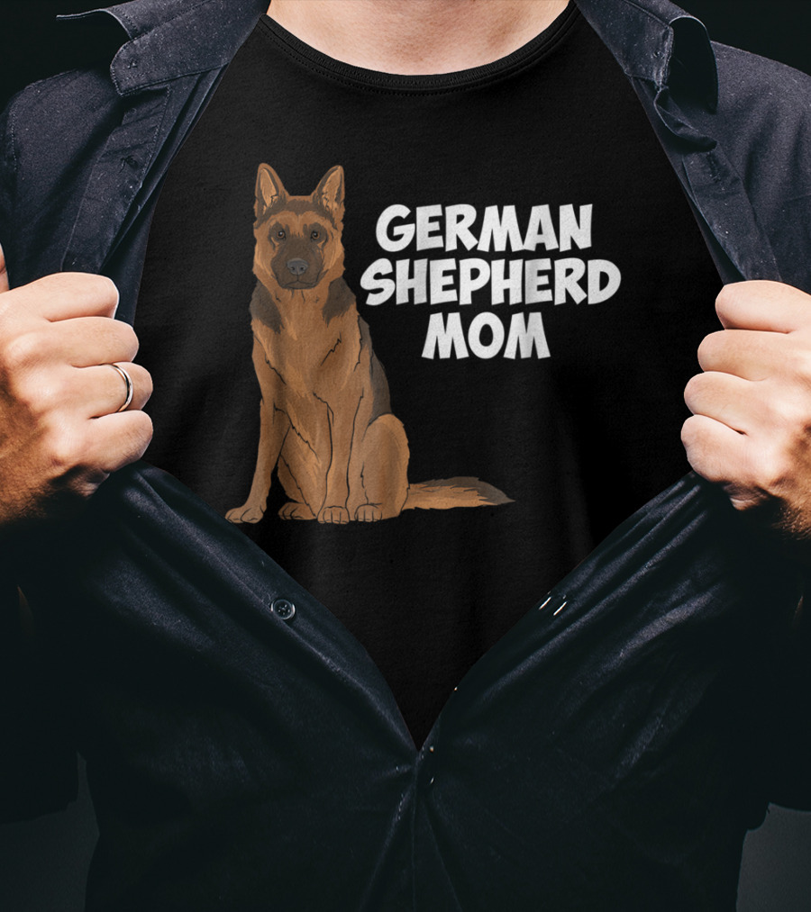German Shepherd Mom Dog Lovers Birthday22 T-Shirt