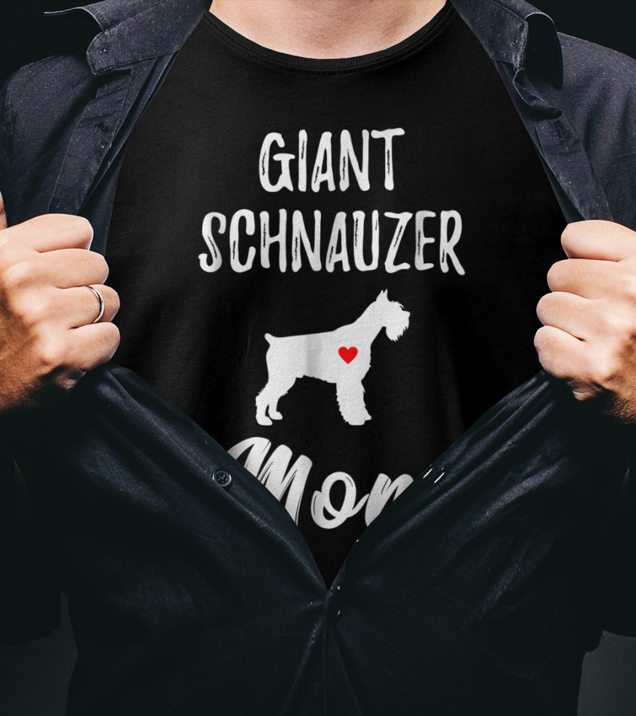 Giant Schnauzer Mom Giant Schnauzer Lover T-Shirt