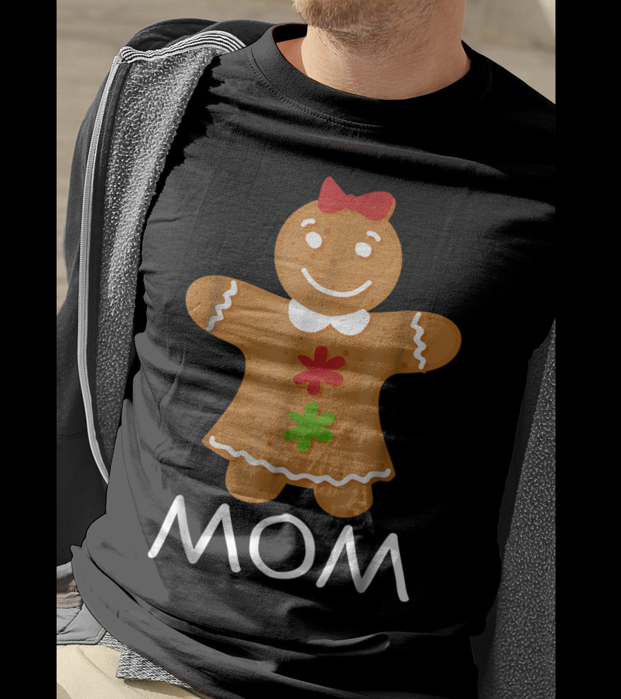 Gingerbread Mom Christmas Family Matching 69 T-Shirt