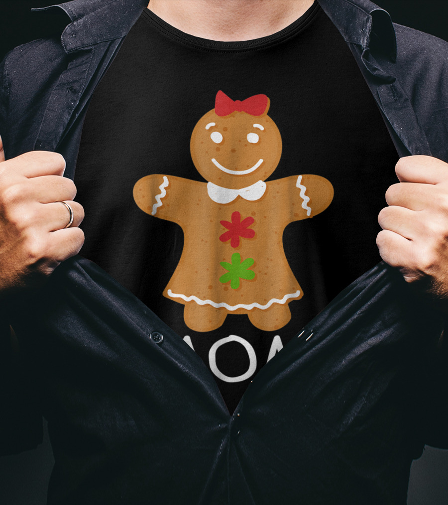 Gingerbread Mom Christmas Family Matching 69 T-Shirt