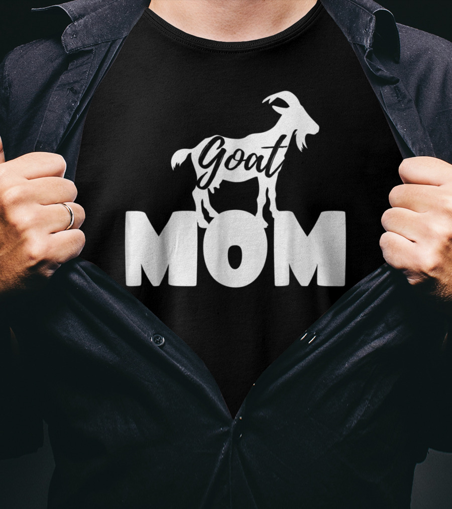Goat Mom Funny Goat Lovers Farm Farmer 19 T-Shirt