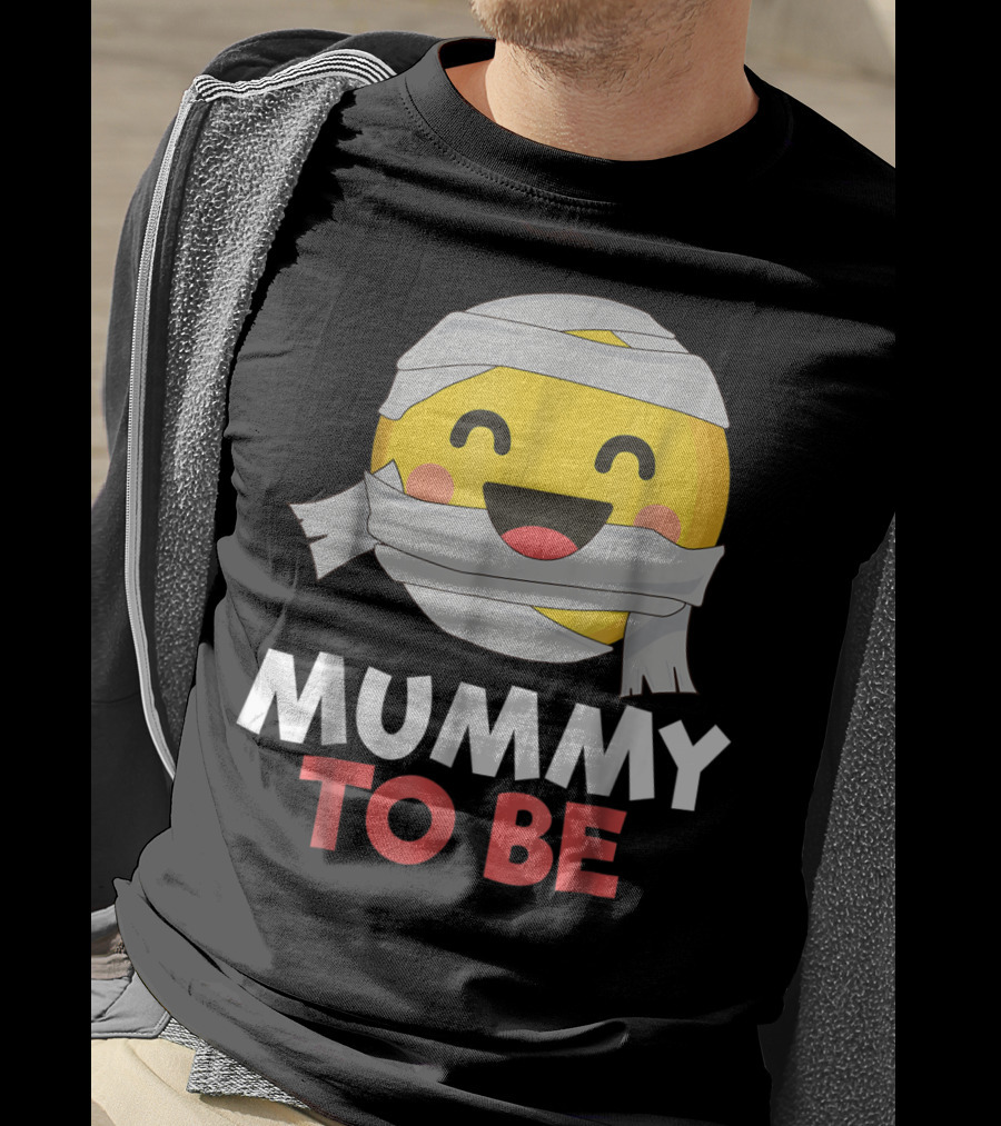 Mummy To Be Emoji Halloween Pregnancy T-Shirt