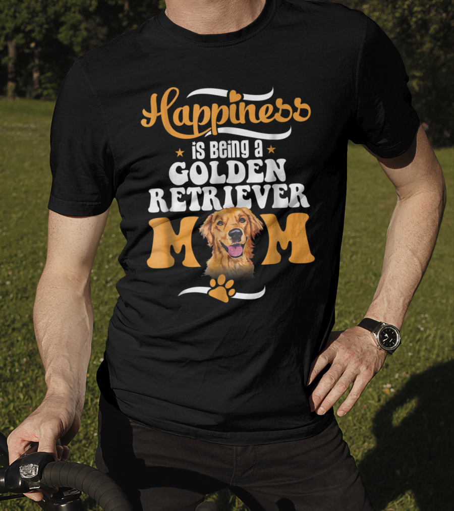 Happiness Is Being A Golden Retriever Mom T-Shirt