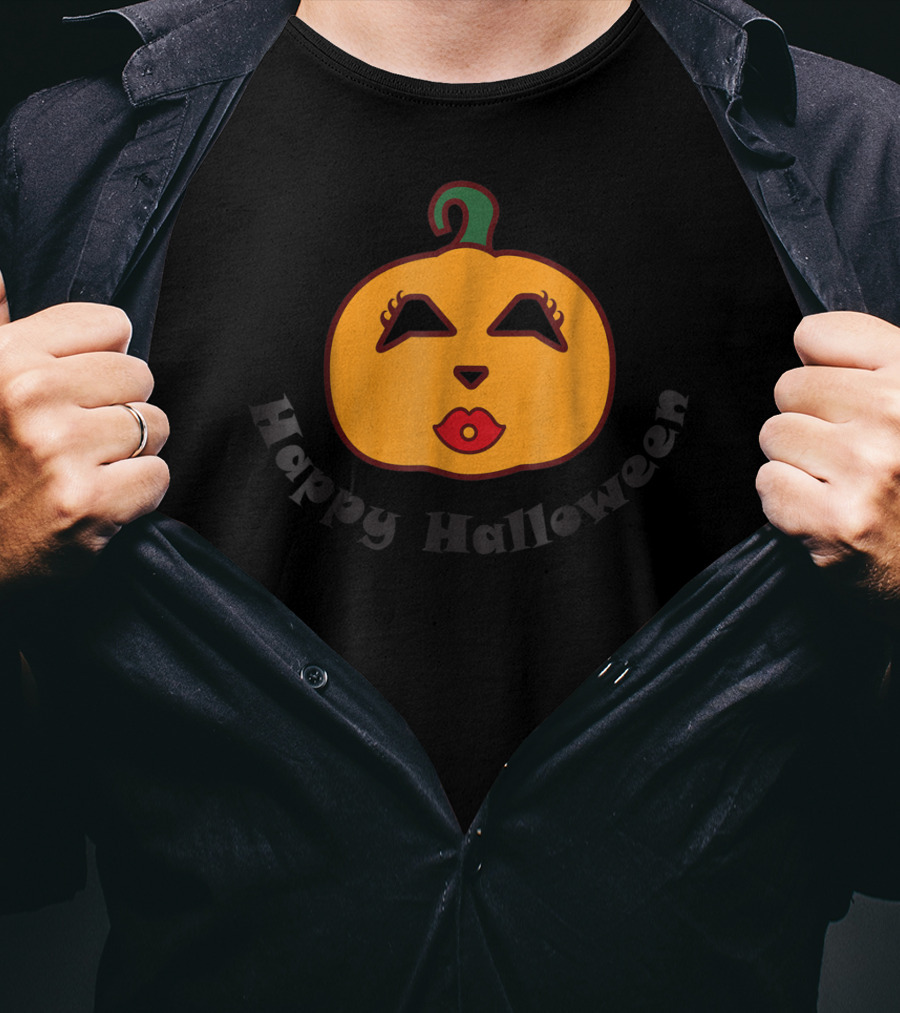 Happy Halloween Pumpkin Face 63 T-Shirt