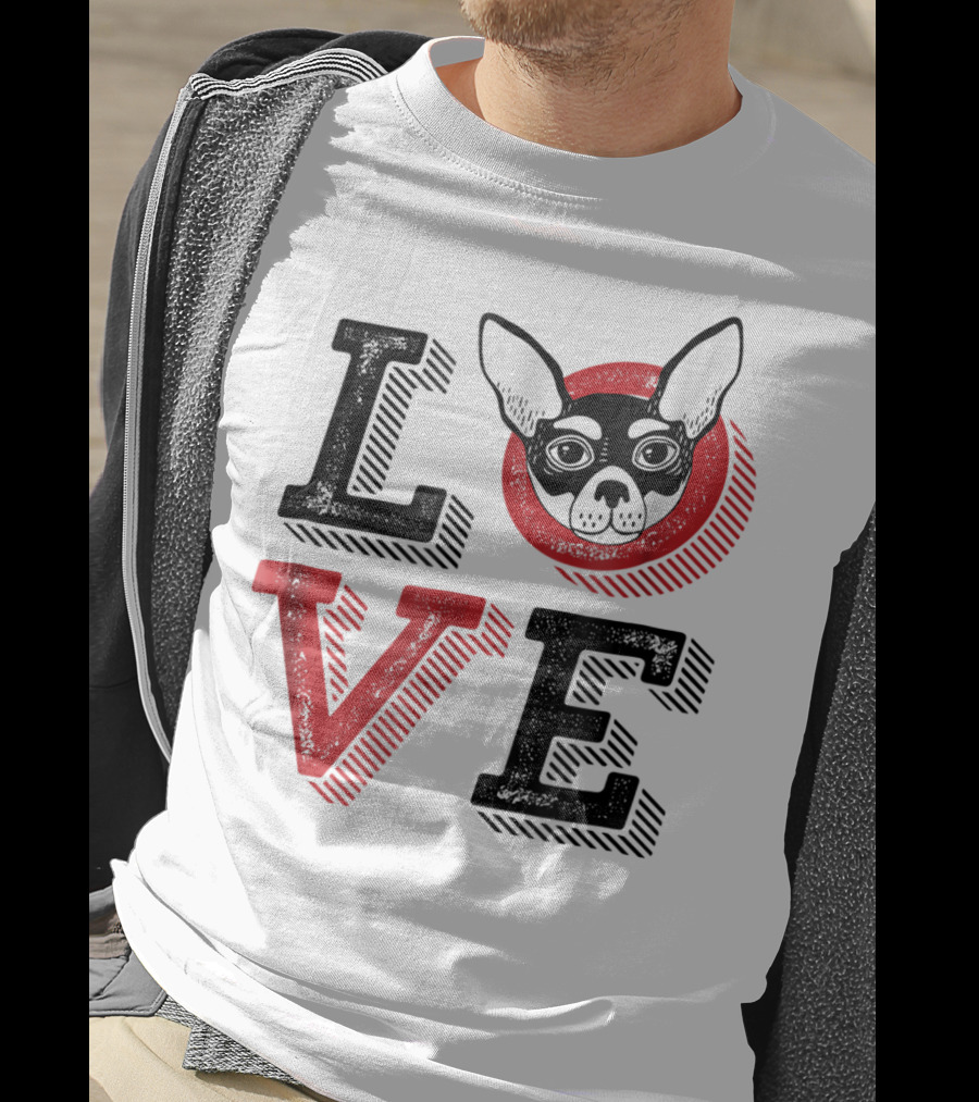 I Love Chihuahua Puppies Mom And Dad 17 Love T-Shirt