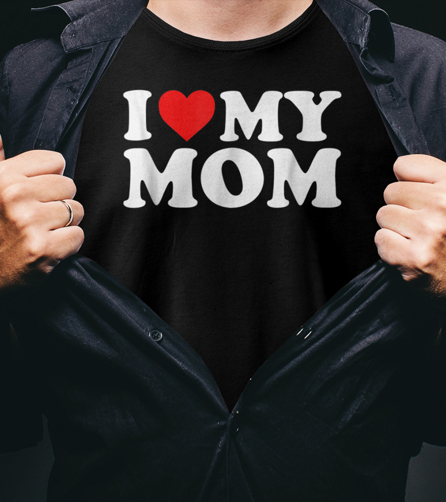 I Heart My Mom With Heart88 T-Shirt
