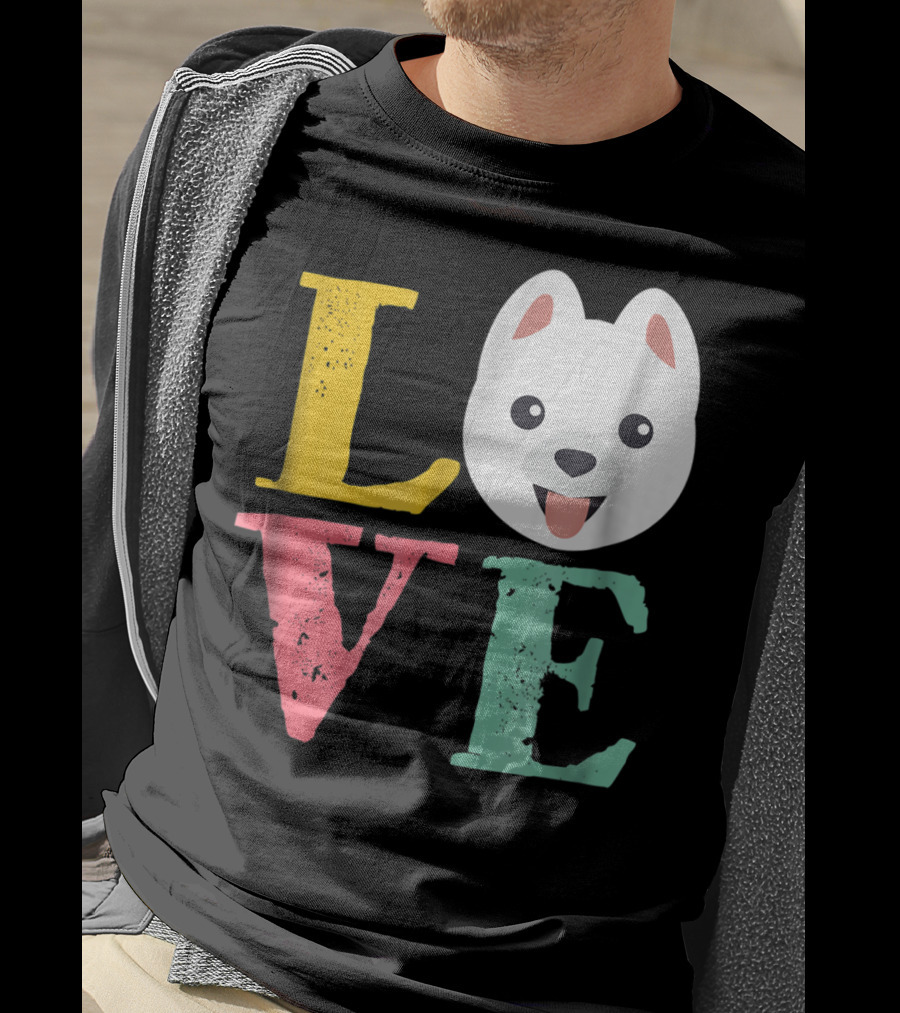 LOVE Pomeranian Dog Pom Owner Puppies Mom And Dad15 T-Shirt