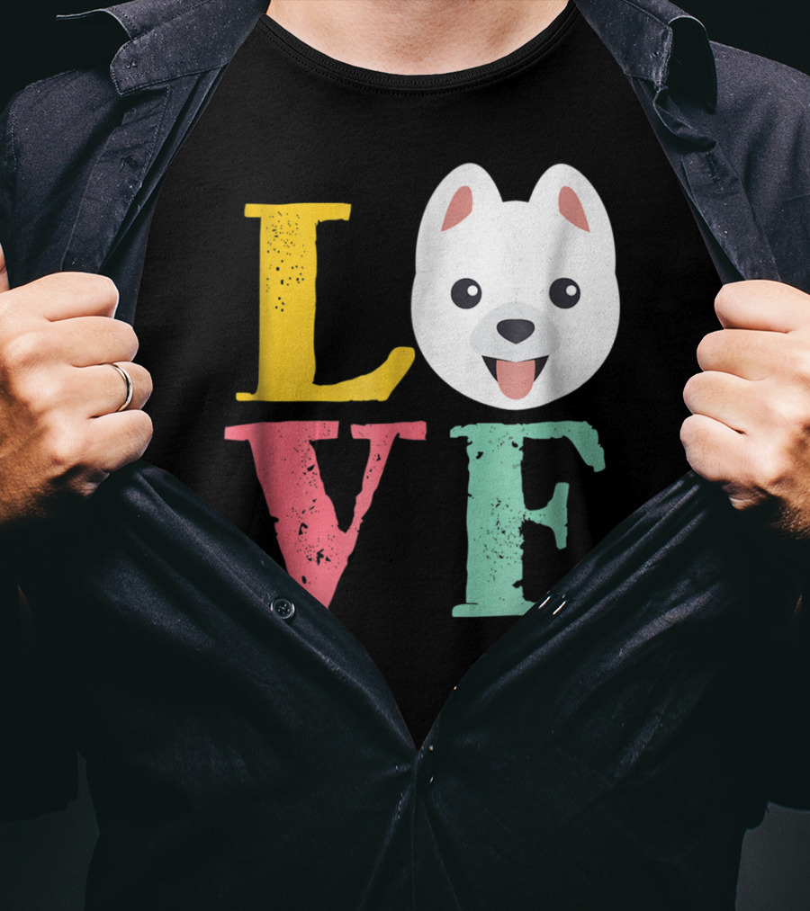 LOVE Pomeranian Dog Pom Owner Puppies Mom And Dad15 T-Shirt
