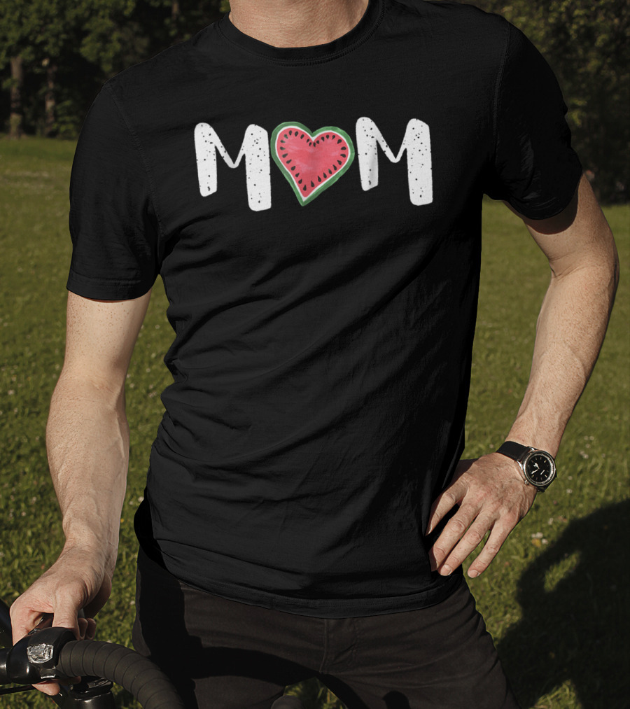Mom Heart Watermelon T-Shirt