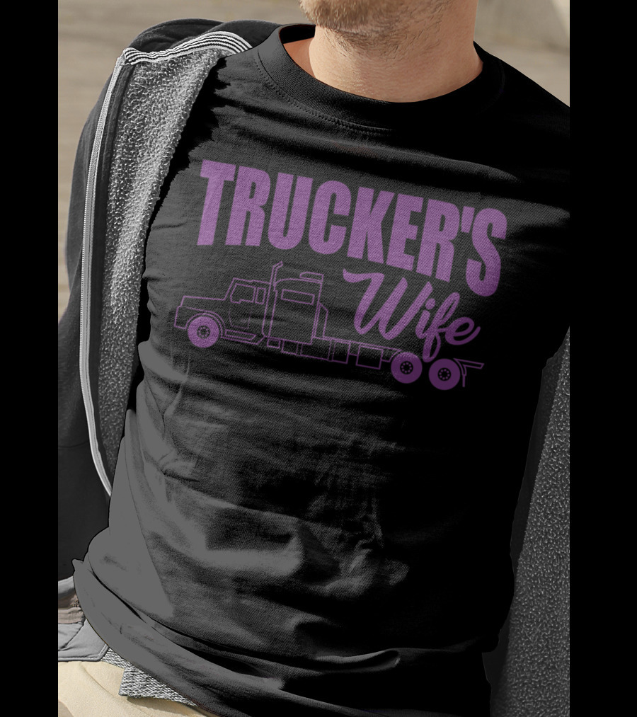 Trucker's Wife Nana Truck T-Shirt