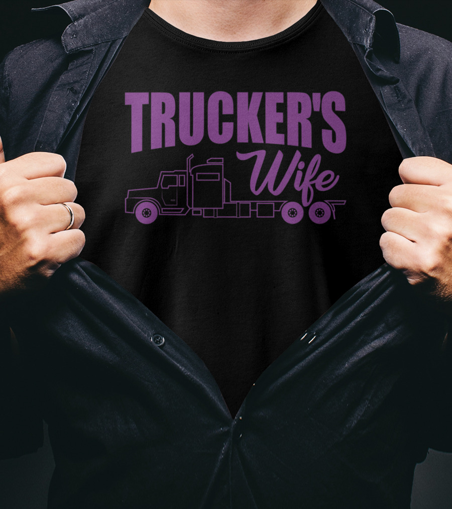 Trucker's Wife Nana Truck T-Shirt