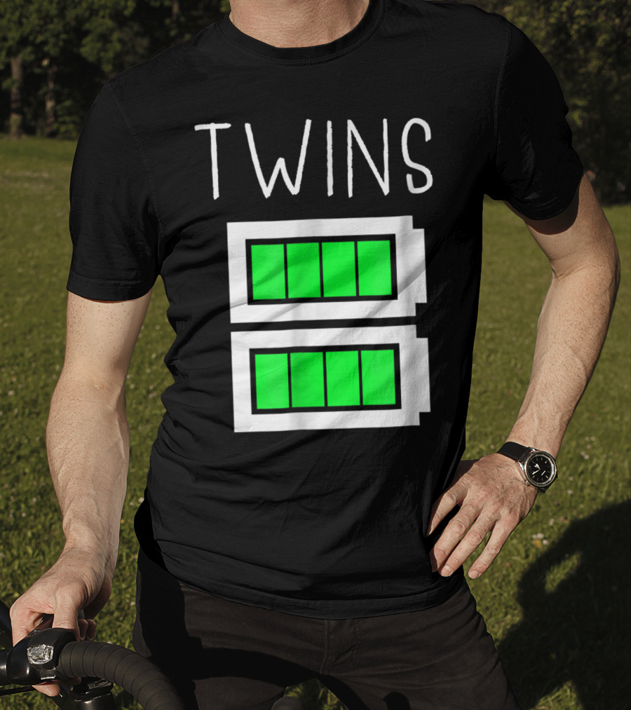 Twins Full Energy Full Batteries T-Shirt