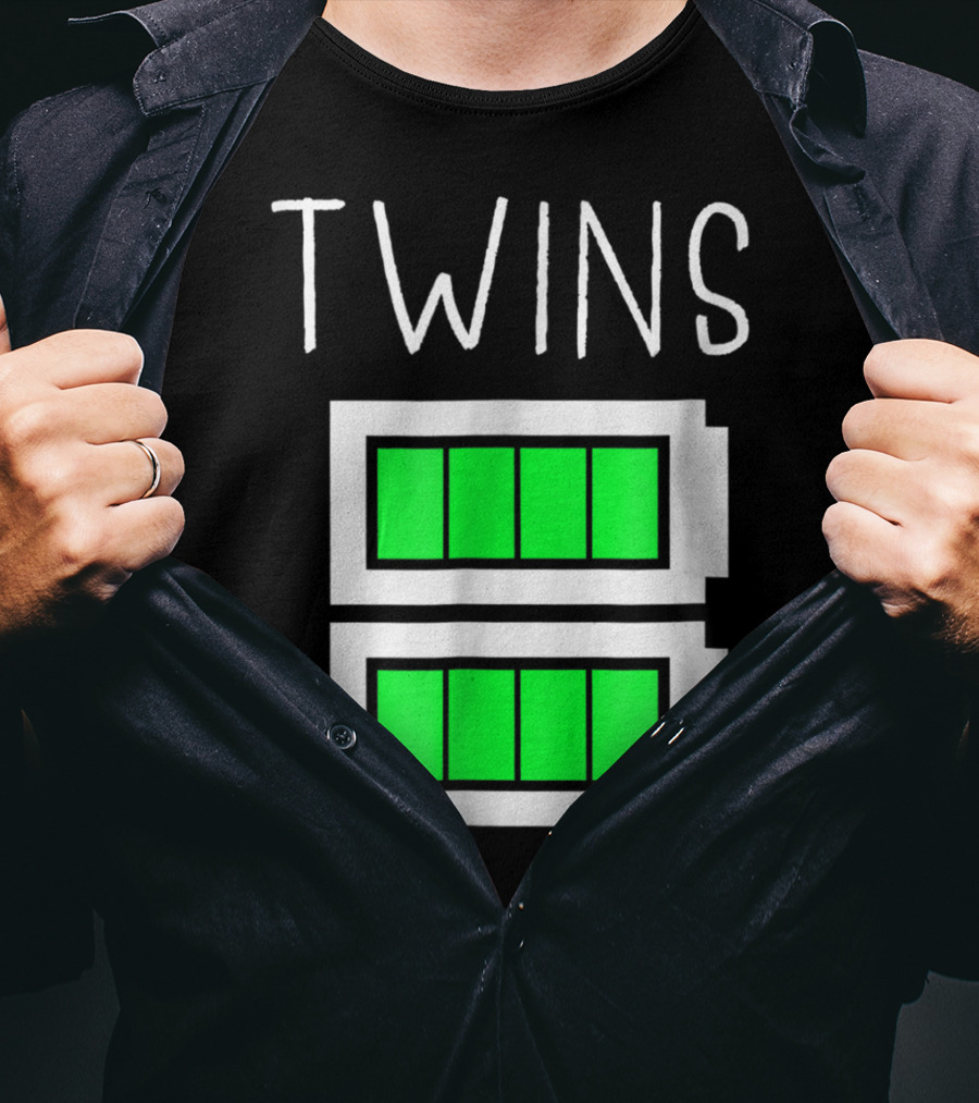 Twins Full Energy Full Batteries T-Shirt