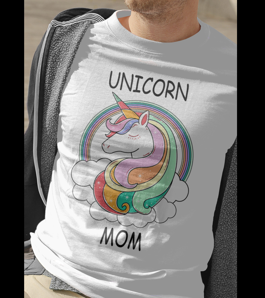 Unicorn Mom Cute Funny Rainbow Unicorn T-Shirt