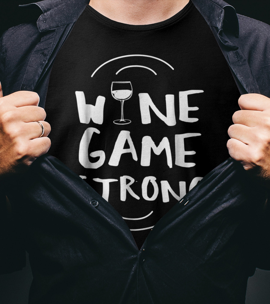 Wine Mom Funny Wine Game Strong Wine Running 93 T-Shirt