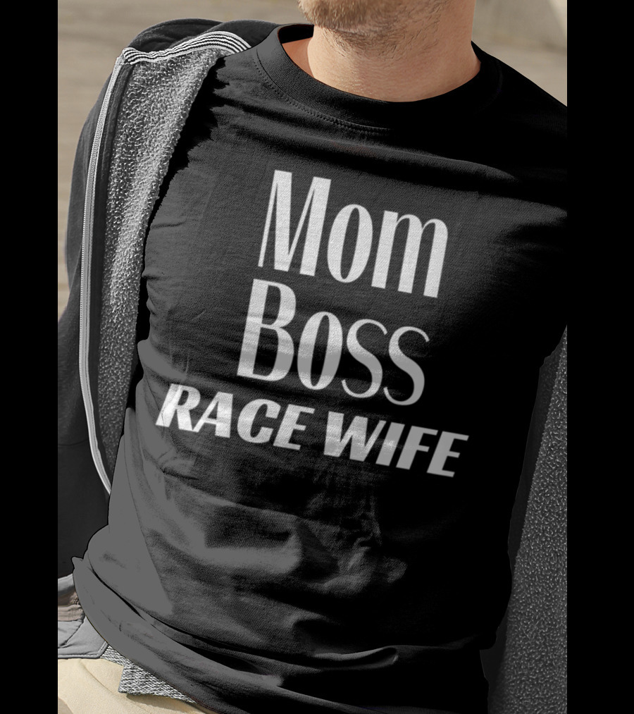 Mom Boss Race Wife Dirt Track Racing Sprint Car23 T-Shirt
