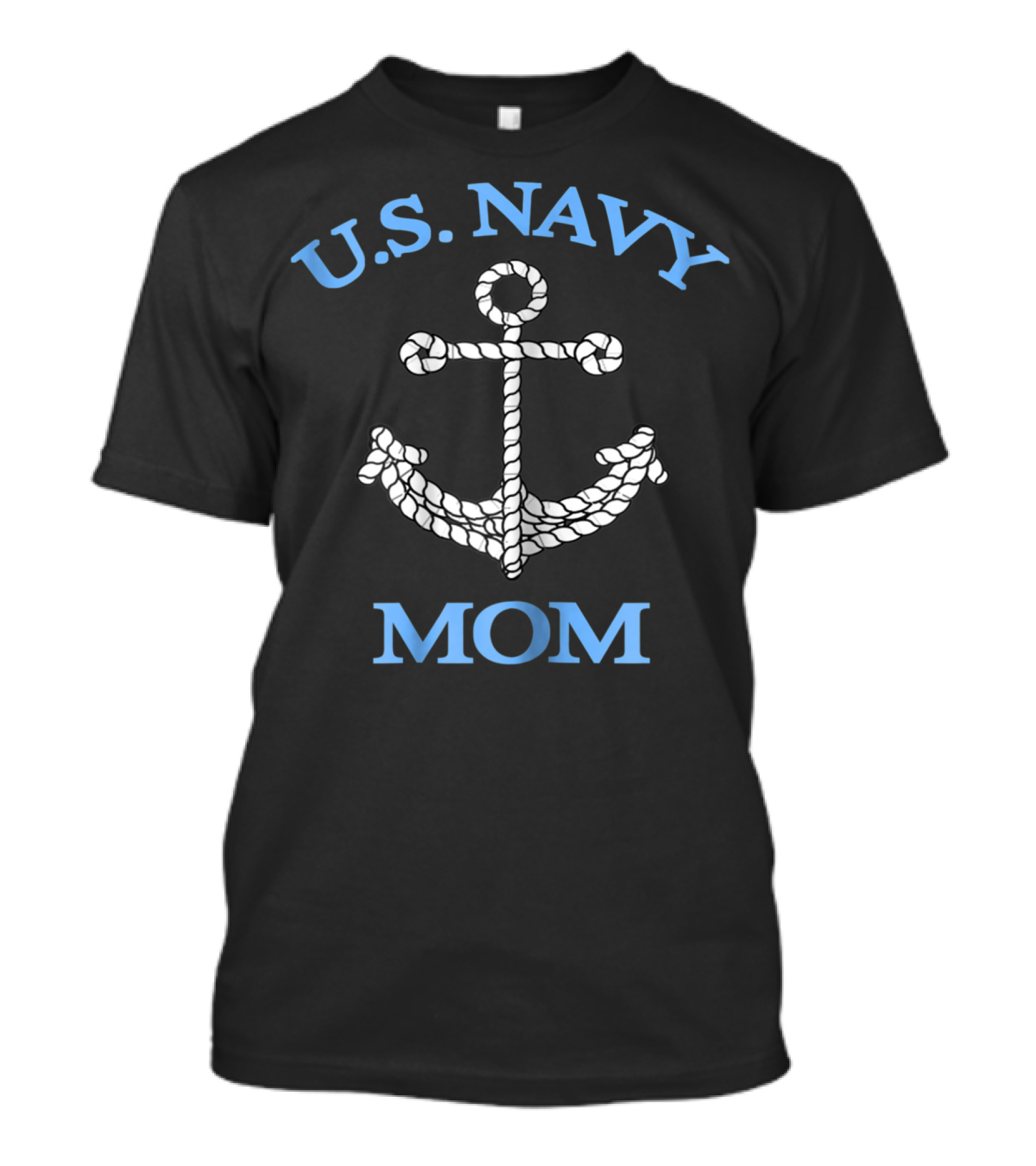 U.S. NAVY MOM Anchor Memorial Day T-Shirt