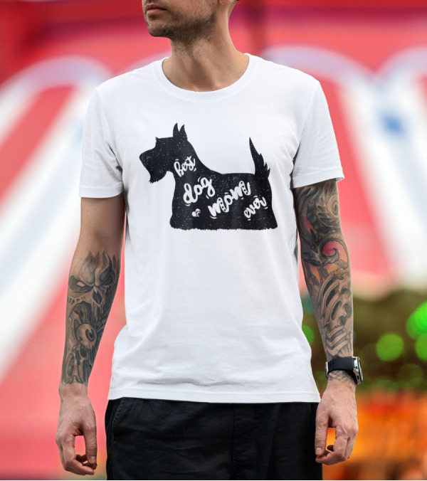 Premium T-Shirt: Best Dog Mom Mother Ever Scottish Terrier T-Shirt Best Dog Mom Mother Ever Scottish Terrier T-Shirt