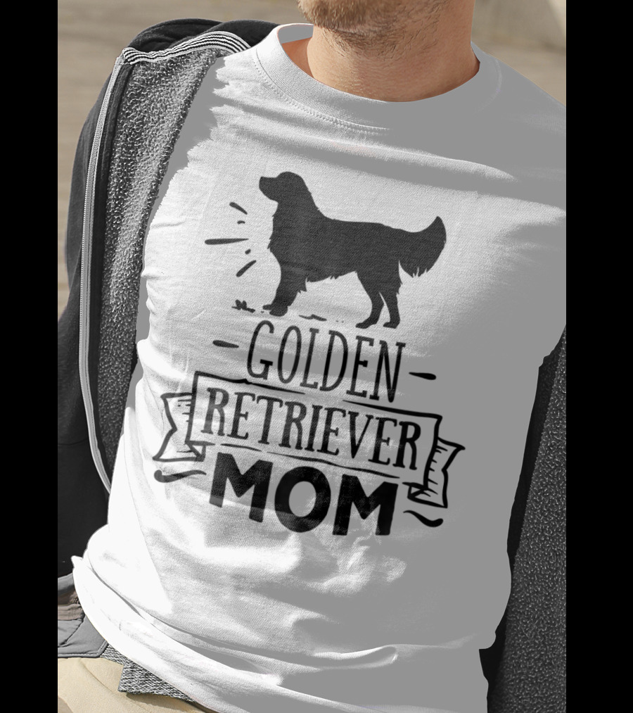 Golden Retriever Mom Puppy Mother Love Dog T-Shirt