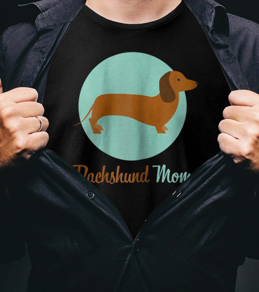 Dachshund Mom Weiner Dog Lover Mommy Tee62 T-Shirt