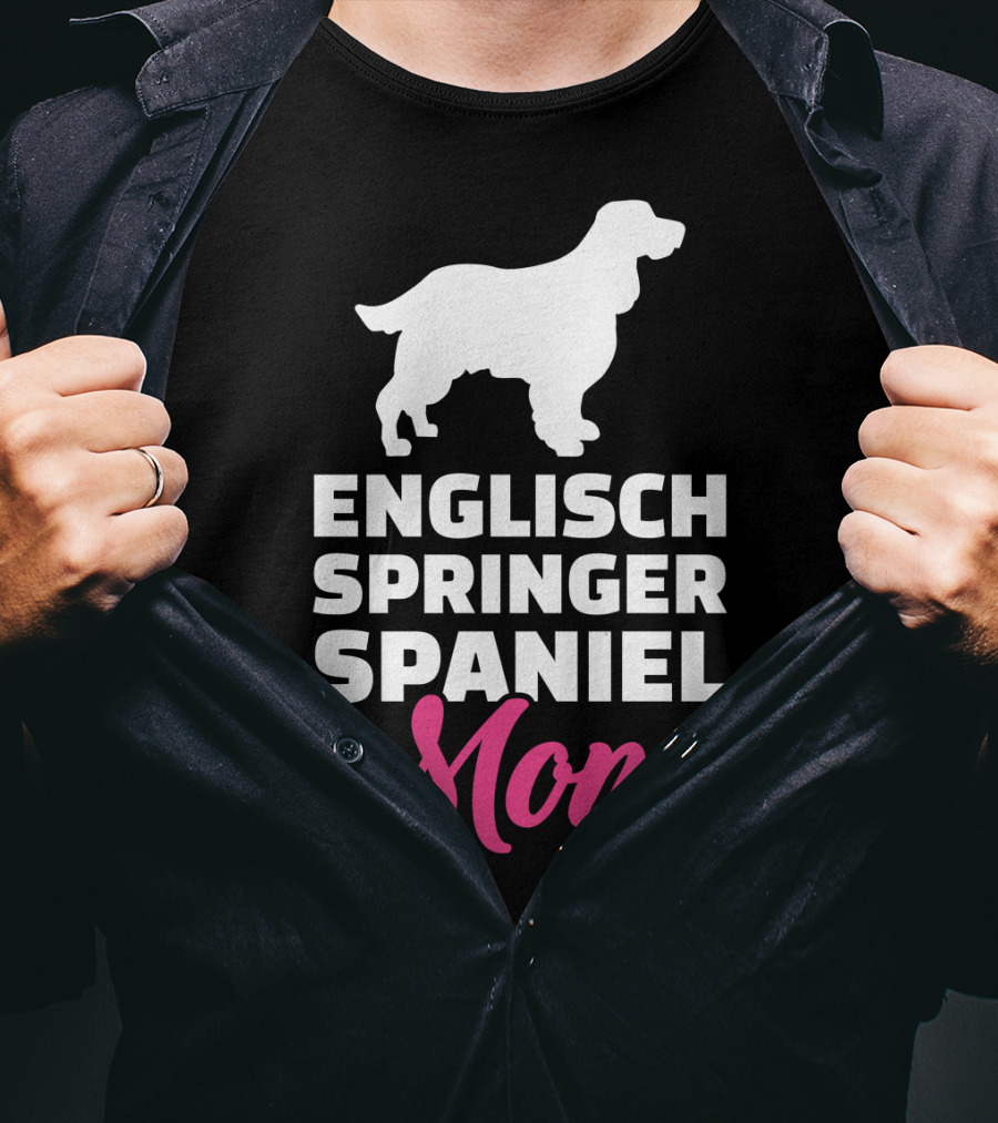 Engisch Springer Spaniel Mom T-Shirt