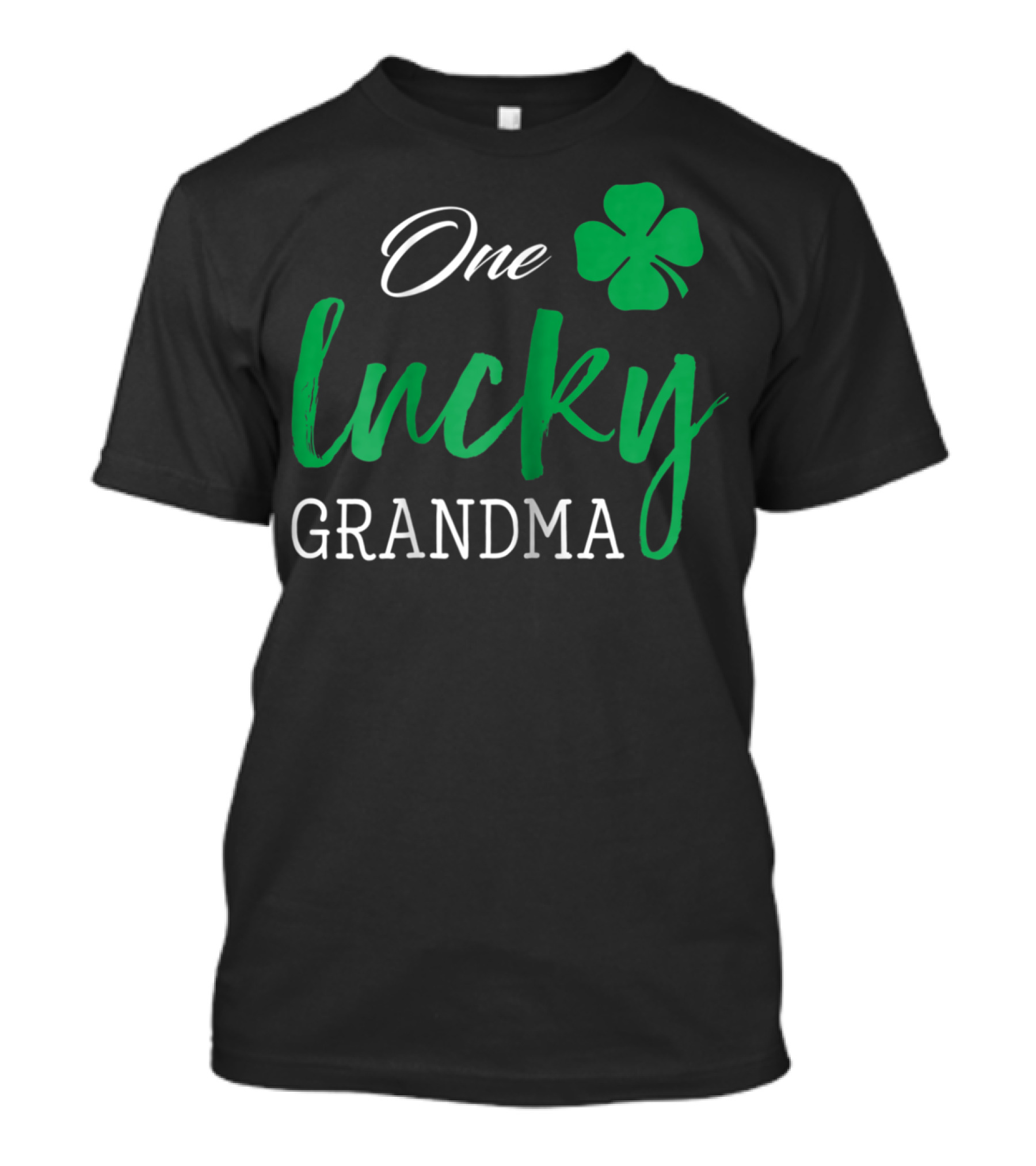 One Lucky Grandma Shamrock St Patrick's Day T-Shirt