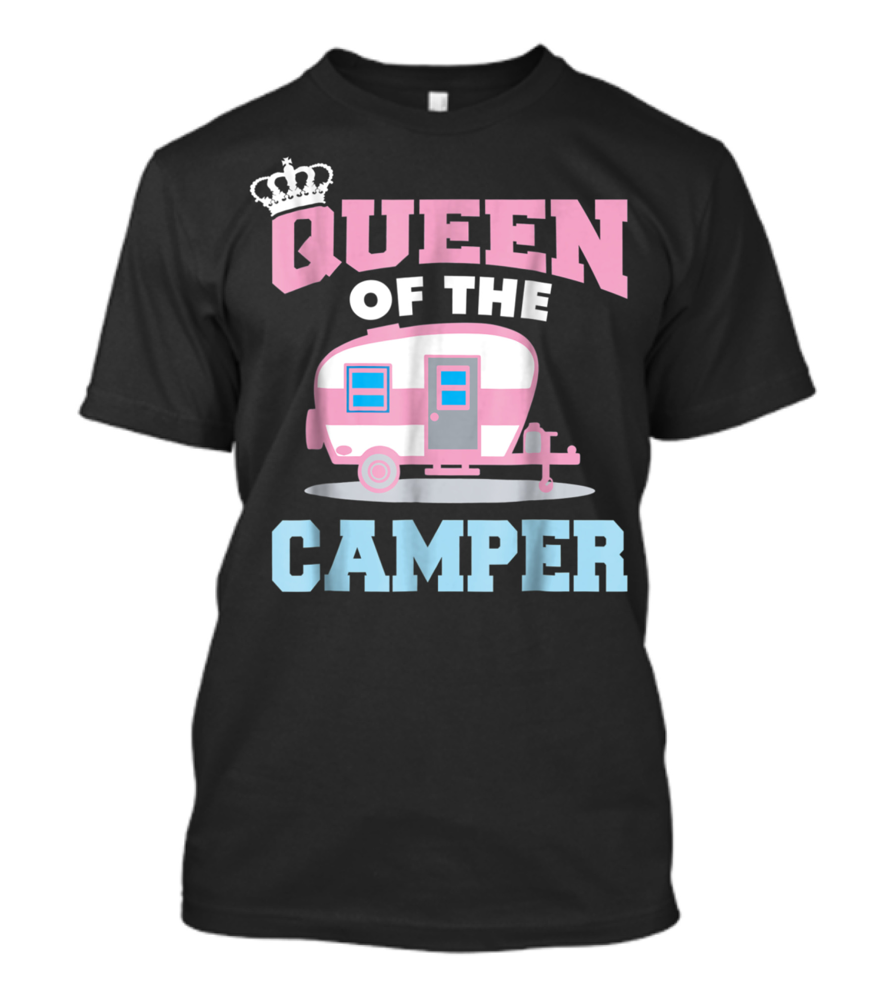 Queen Of The Camper Funny RV Camping 8 T-Shirt