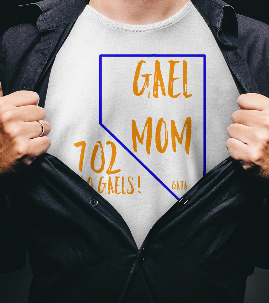 Gael Mom 702 Go Gaels GATA Nevada Outline T-Shirt