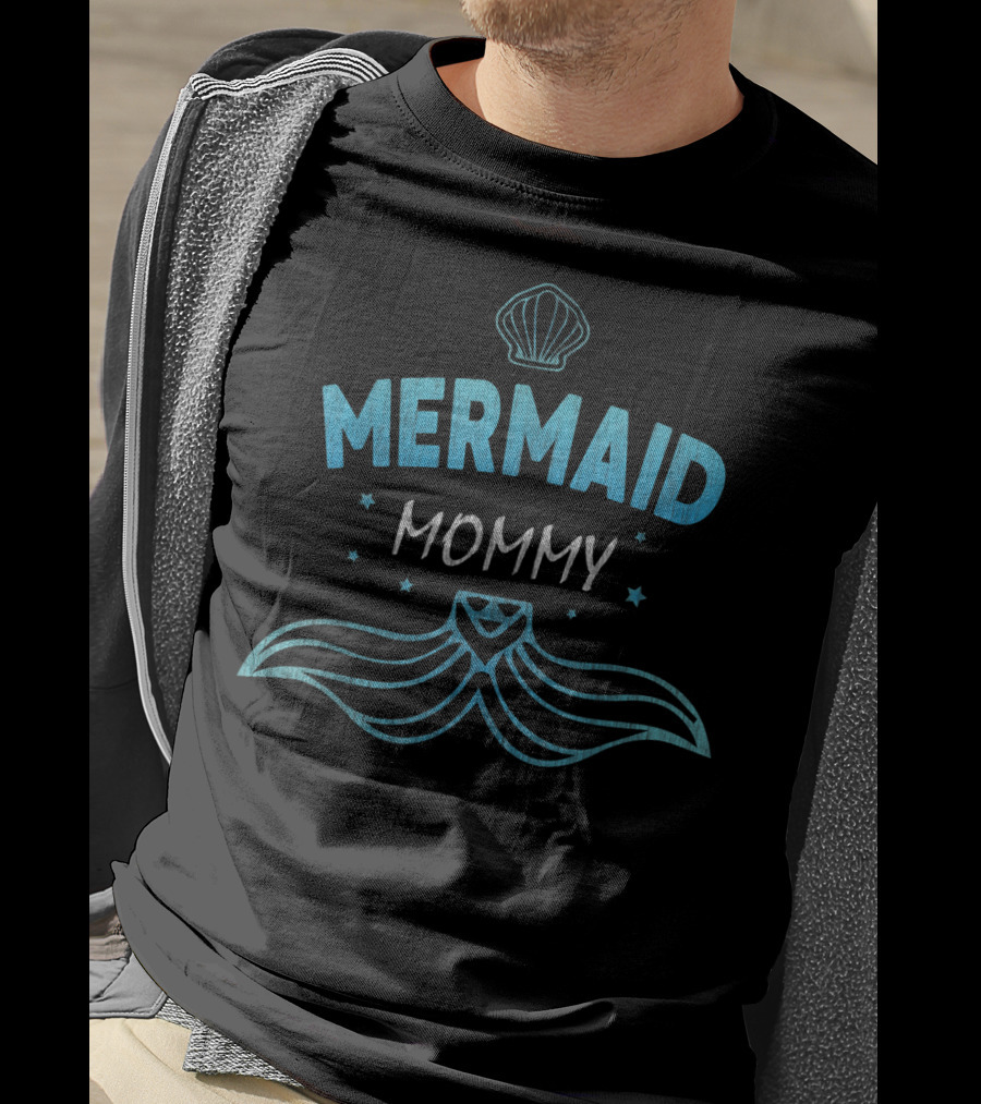Mermaid Mommy Birthday Party Fun T-Shirt