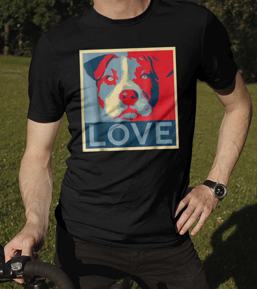 LOVE Pitbull Pit Bull Lovers T-Shirt