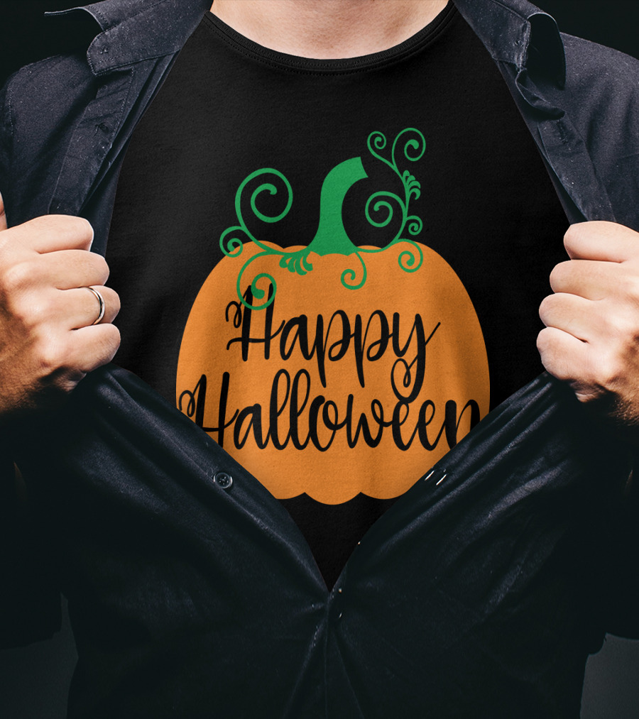 Happy Halloween Pumpkin Teacher Mom4 T-Shirt
