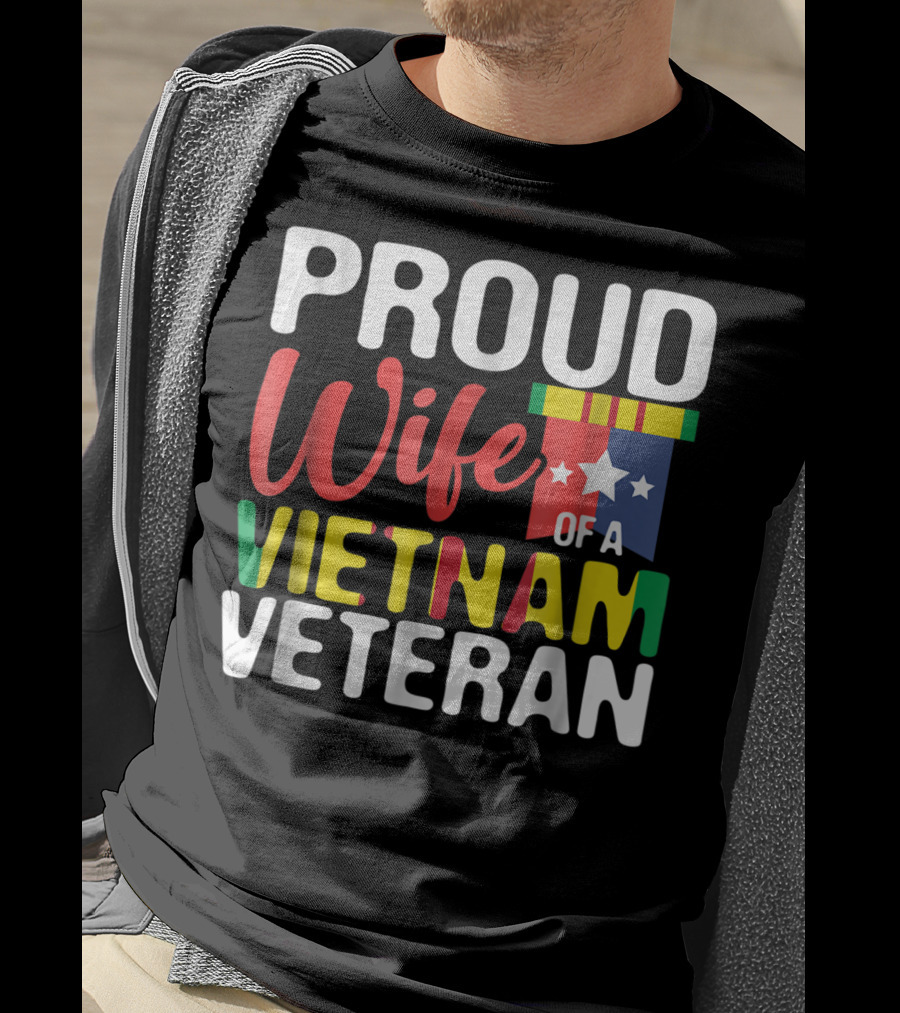 Proud Wife Of A Vietnam Veteran T-Shirt