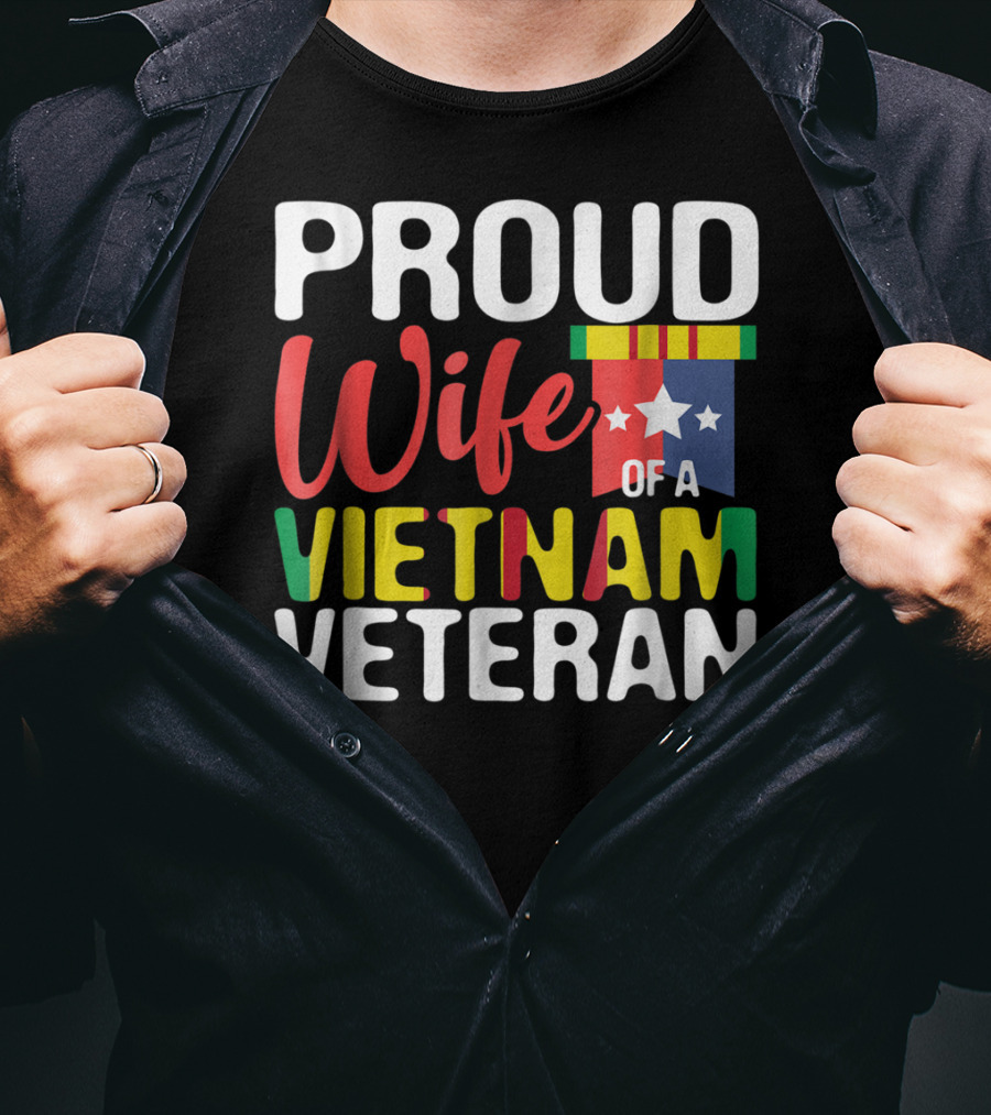 Proud Wife Of A Vietnam Veteran T-Shirt