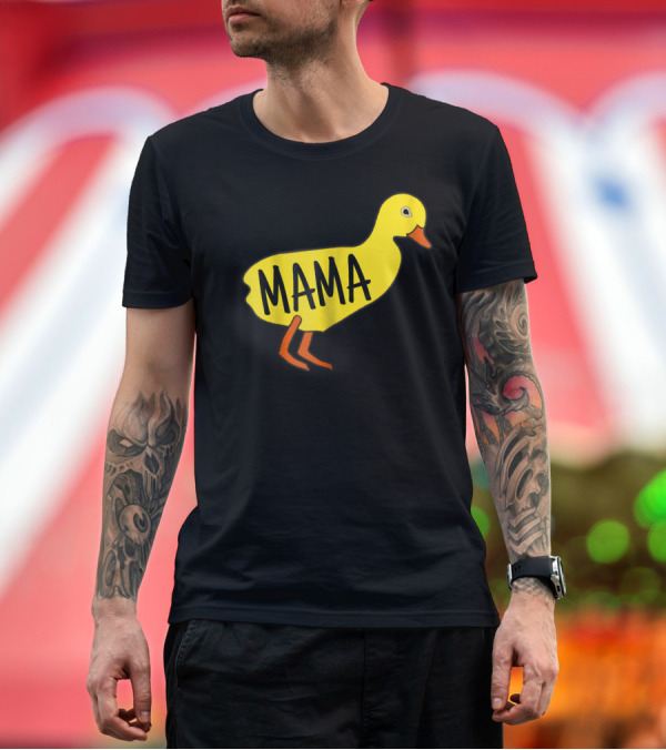 Premium T-Shirt: MAMA Best Duck Mama Mom for Ducks Lovers Girls Owners T-Shirt MAMA Best Duck Mama Mom for Ducks Lovers Girls Owners T-Shirt