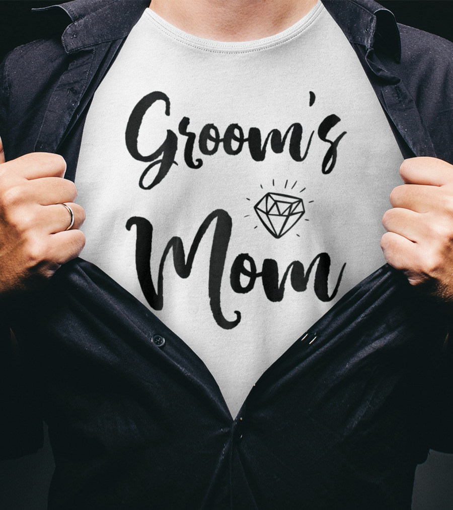 Groom's Mom With Diamond Cute9 T-Shirt
