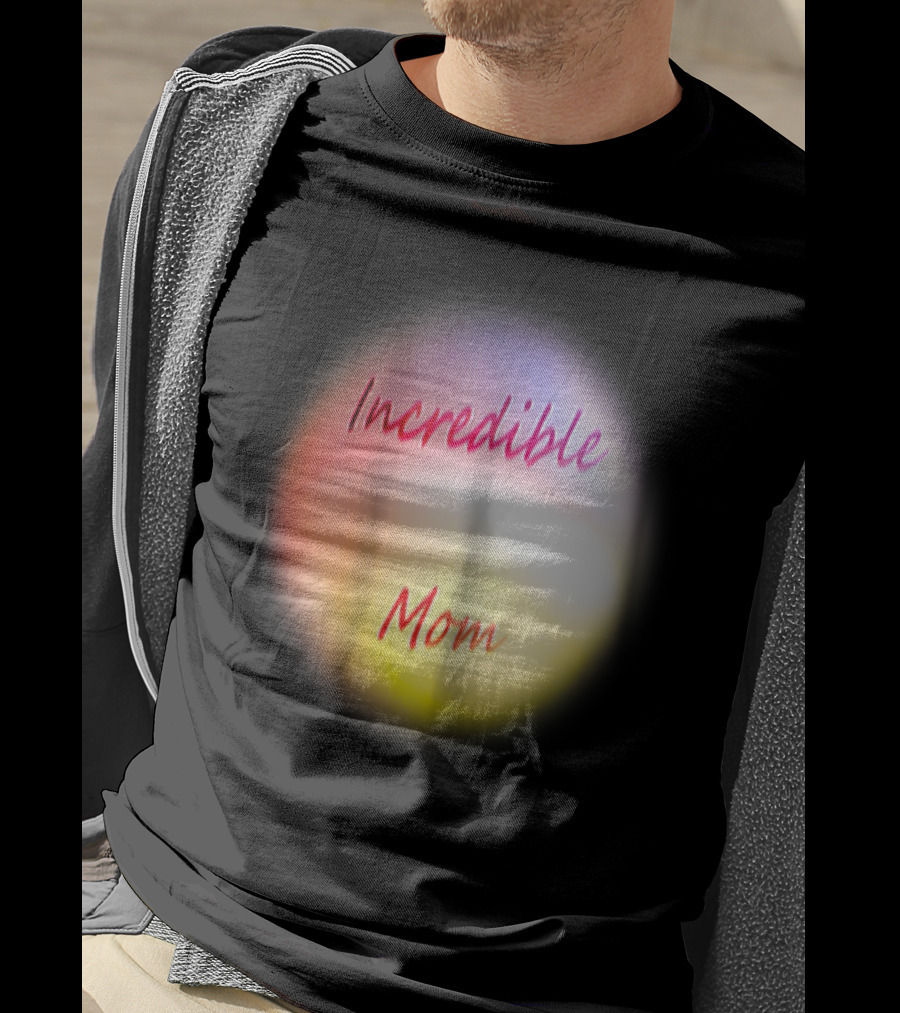 Incredible Mom Multicolored Glow T-Shirt