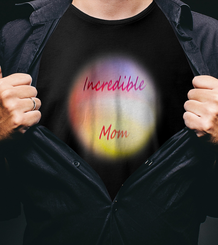 Incredible Mom Multicolored Glow T-Shirt