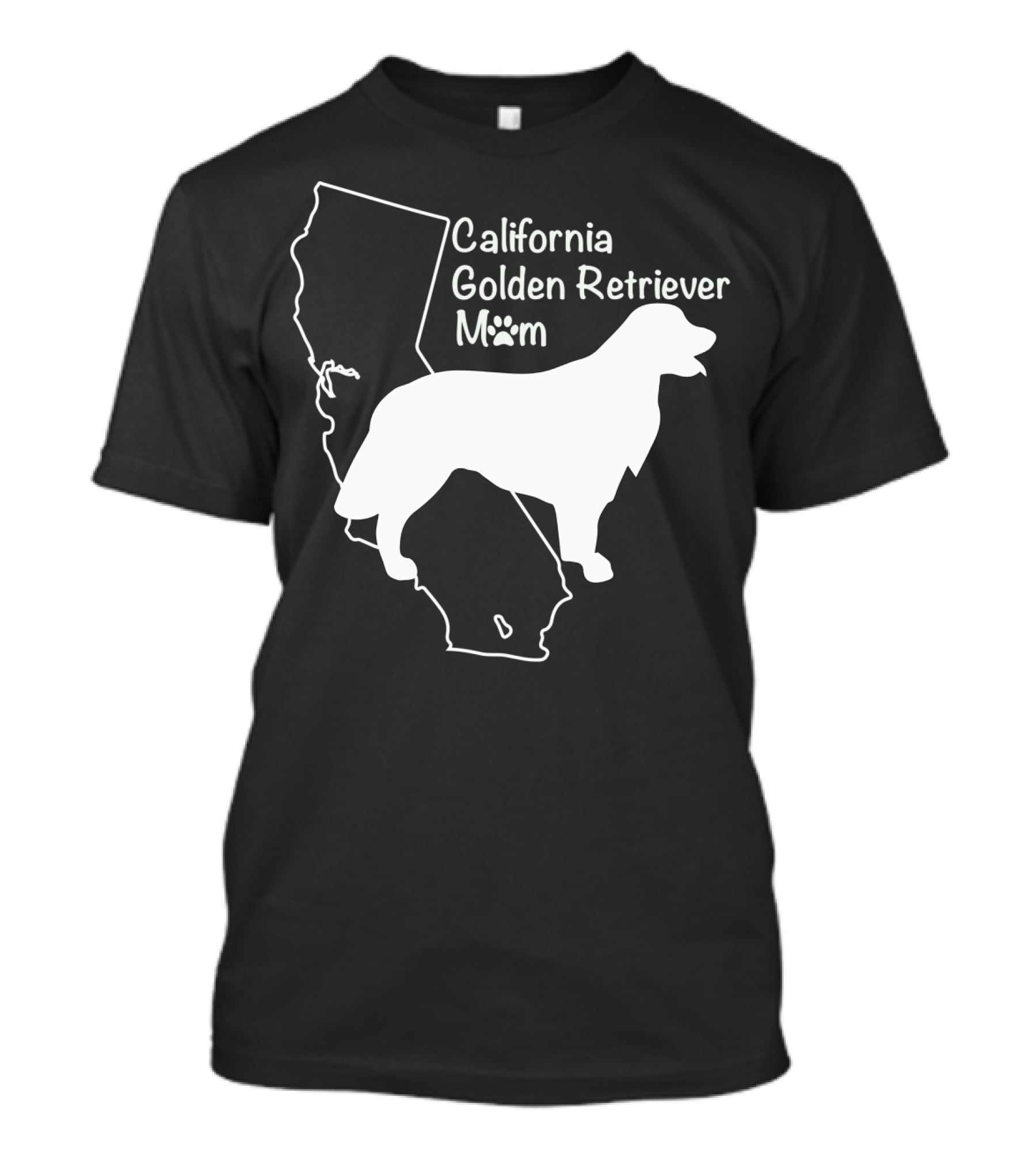 California Golden Retriever Mom T-Shirt
