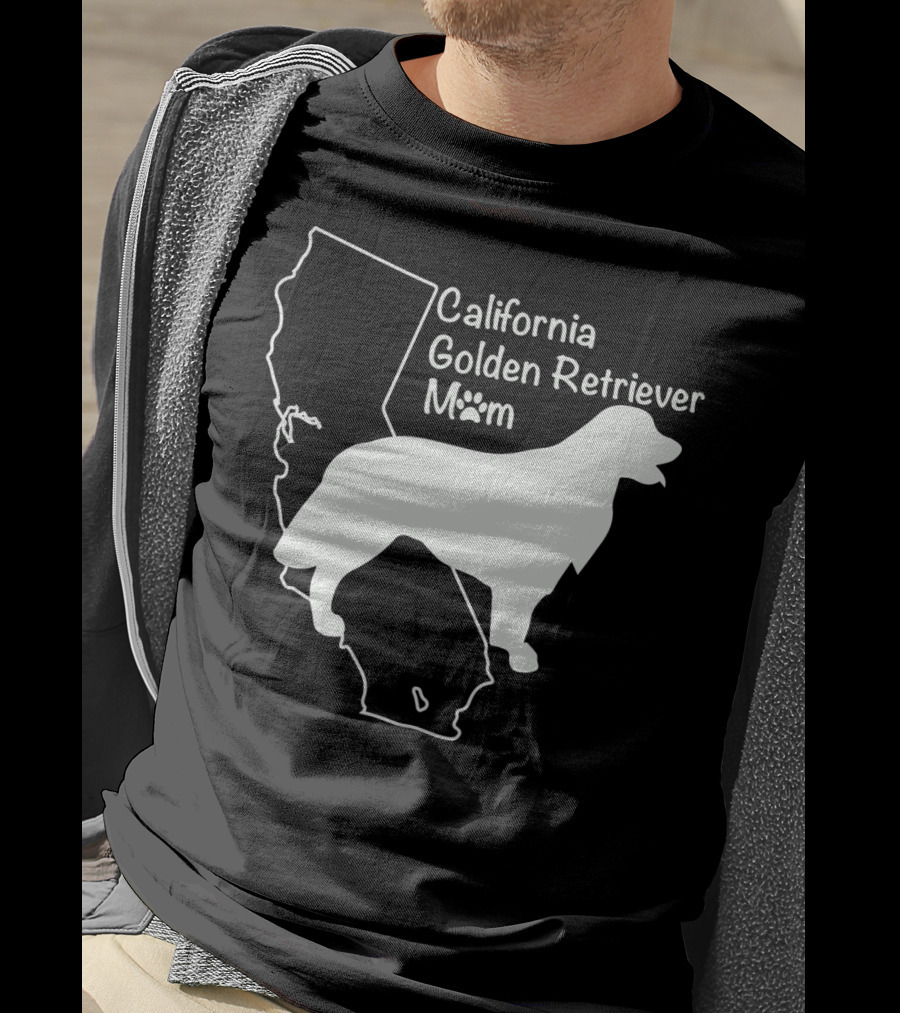 California Golden Retriever Mom T-Shirt