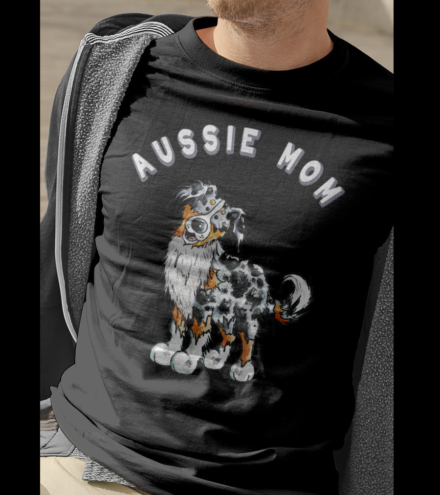 Aussie Mom Australian Shepherd T-Shirt