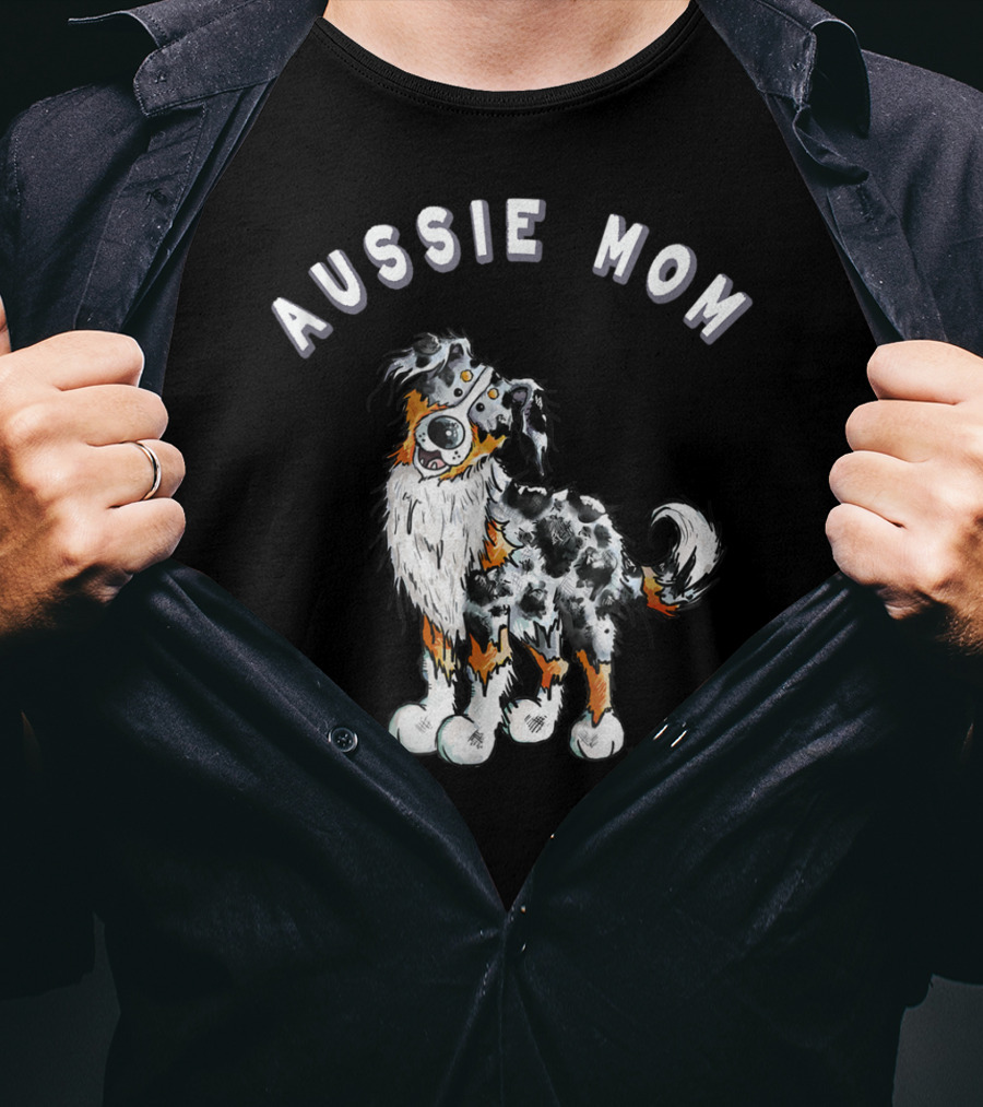 Aussie Mom Australian Shepherd T-Shirt