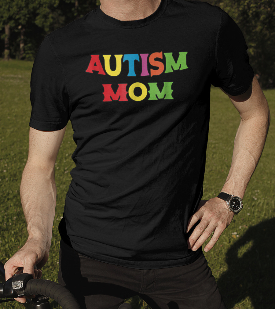 Autism Mom Autism Awareness Rainbow69 T-Shirt