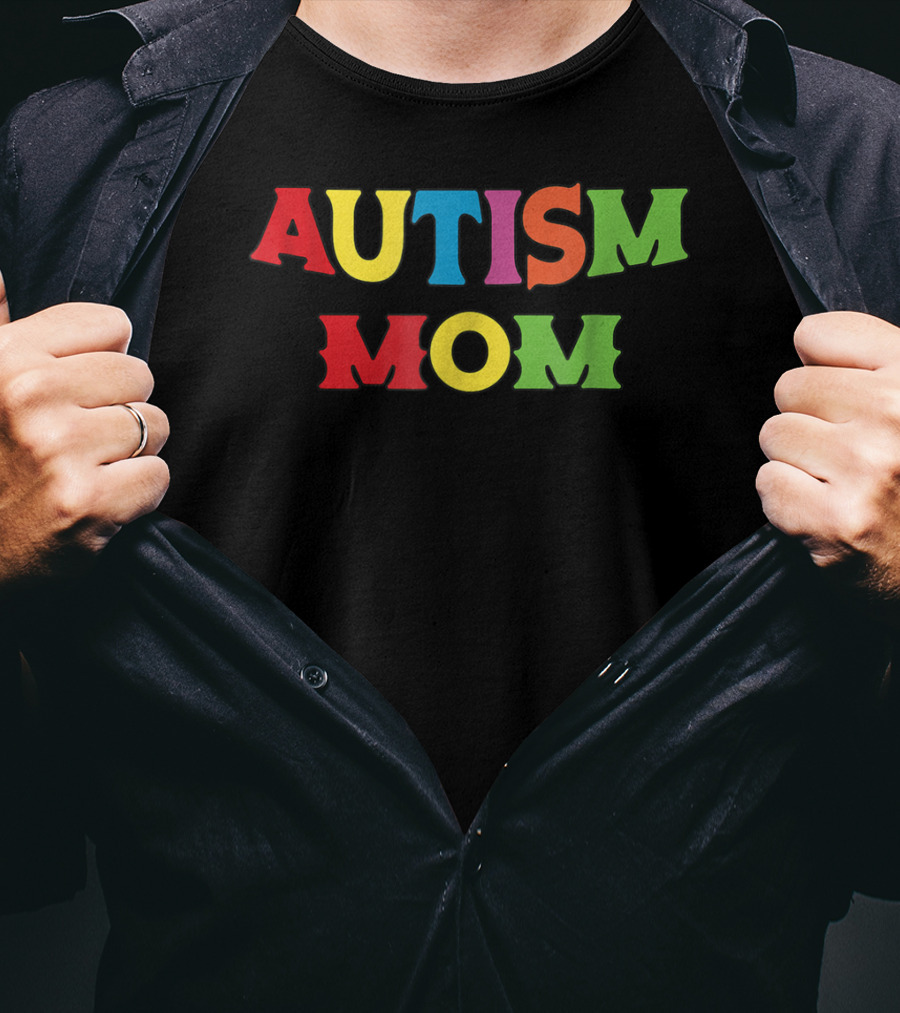 Autism Mom Autism Awareness Rainbow69 T-Shirt