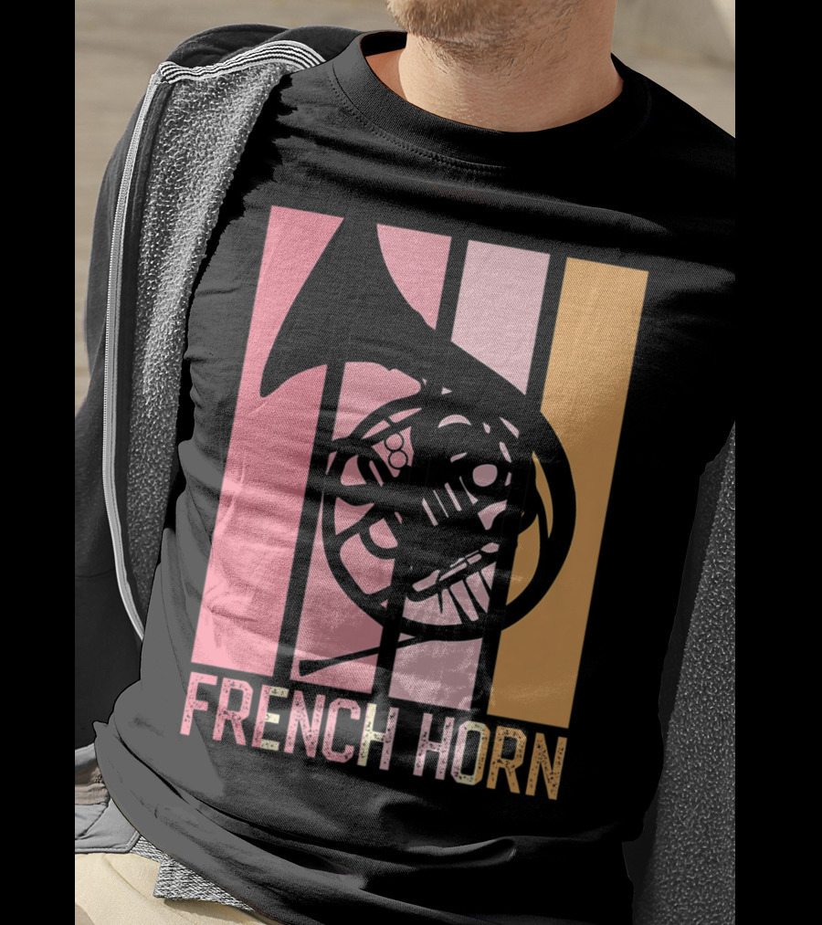 Band Mom Marching French Horn School75 T-Shirt