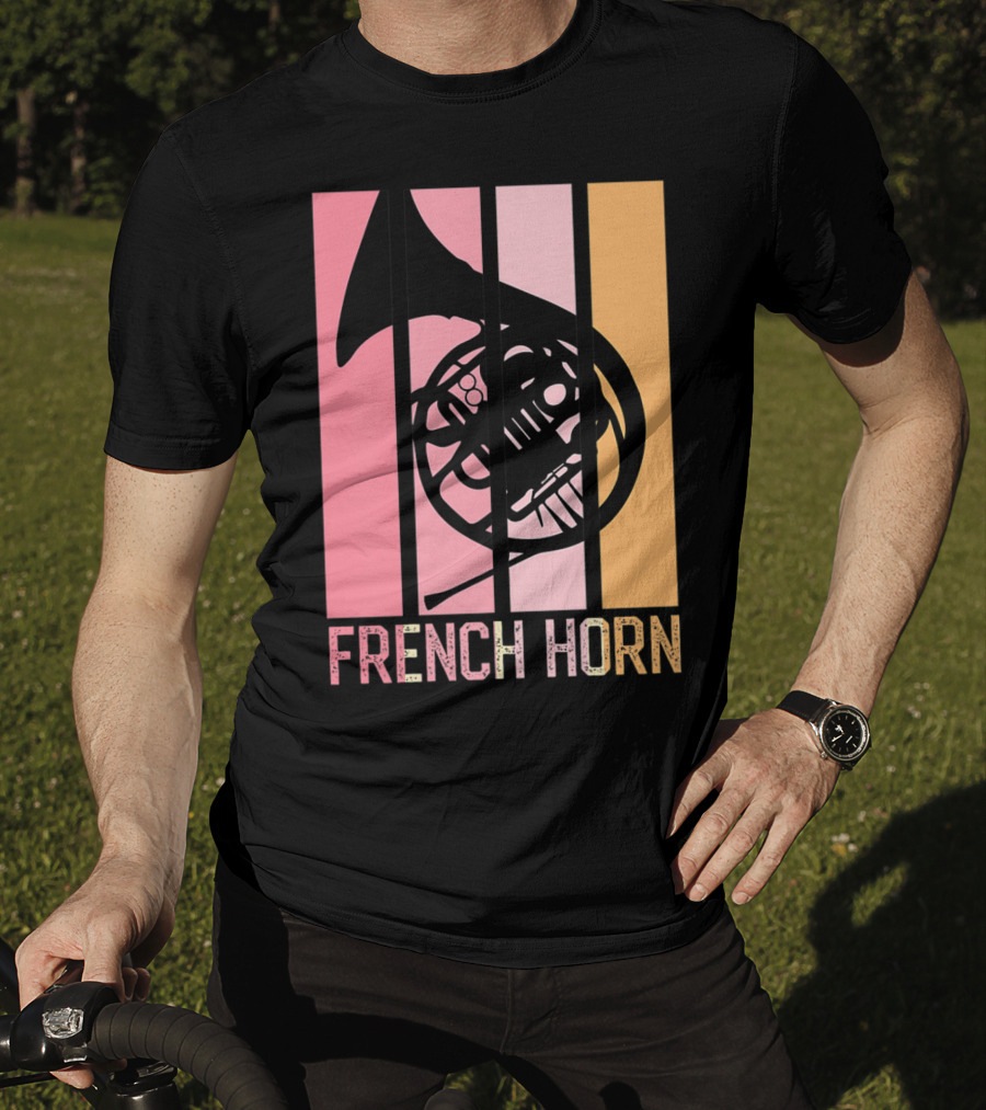 Band Mom Marching French Horn School75 T-Shirt
