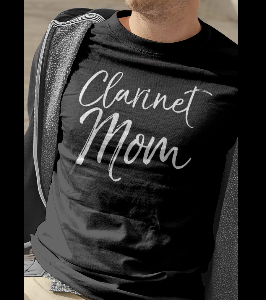 Clarinet Mom Cute Marching Band Mother Women25 T-Shirt