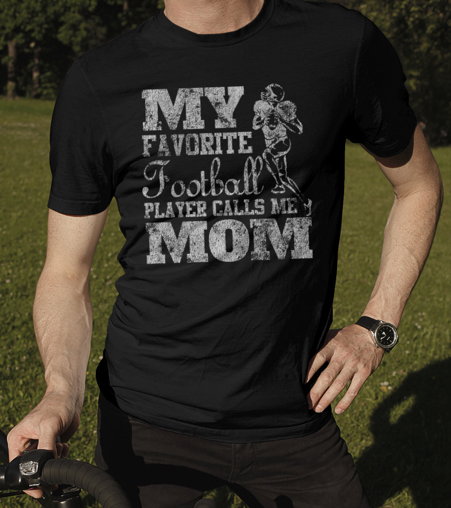 My Favorite Football Player Calls Me Mom Vintage20 T-Shirt