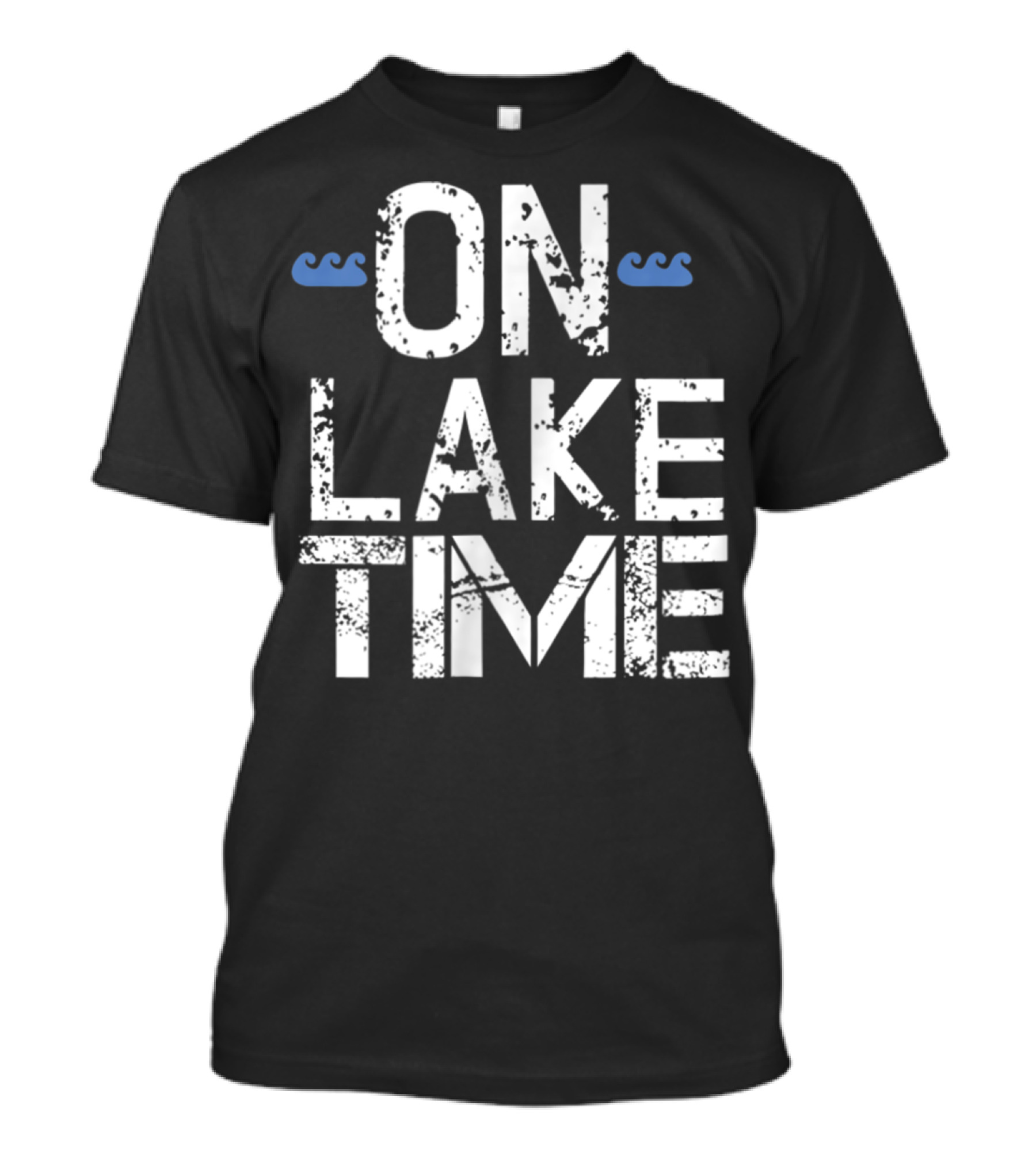 On Lake Time Vacation Beach Mom Dad23 T-Shirt
