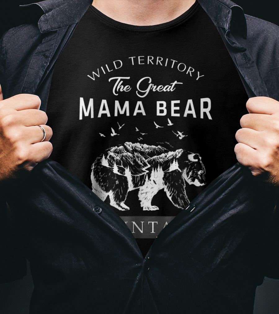Wild Territory The Great Mama Bear Mountains T-Shirt